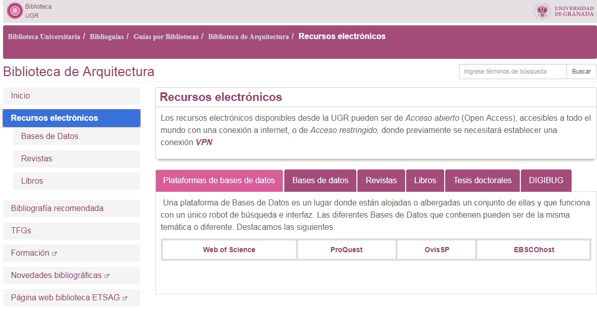 Recursos electrónicos